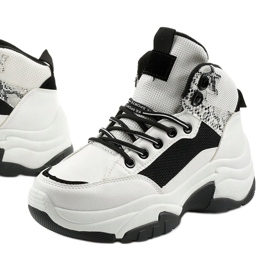 Hvide Cirisesis sneakers sort 1