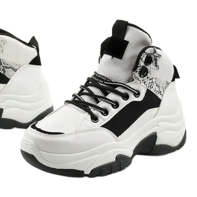 Hvide Cirisesis sneakers sort 1