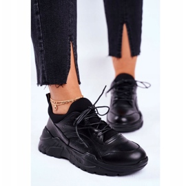 Kvinders sneakers Goe Leather Black GG2N3041 sort 1