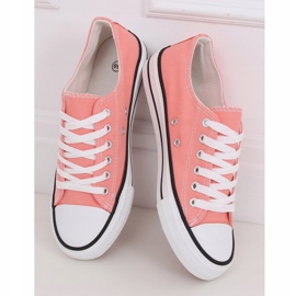 Klassiske kvinders koral sneakers JD05P Coral flerfarvet lyserød 1