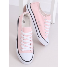 Klassiske kvinders sneakers lyserød JD05P Pink 1