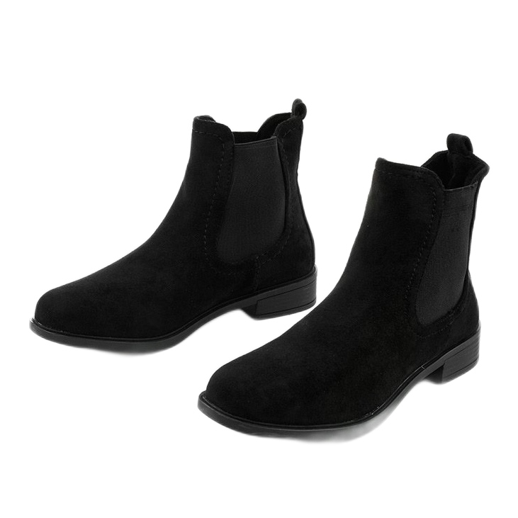 Sorte slip-on støvler fra Aveley 2