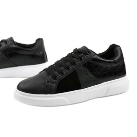 Sorte stilfulde kvinders sneakers BK928 1