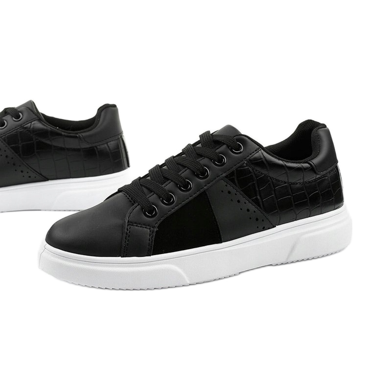 Sorte stilfulde kvinders sneakers BK928 1