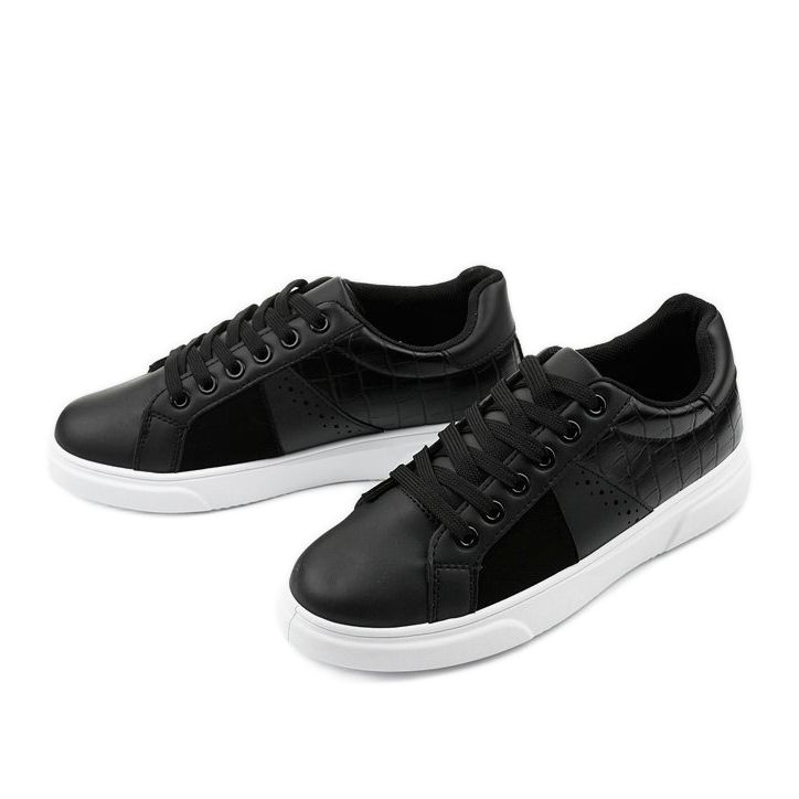 Sorte stilfulde kvinders sneakers BK928 2
