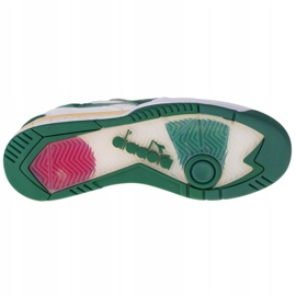 Diadora Rebound Ace M 501-173079-01-C7915 sko hvid grøn 3