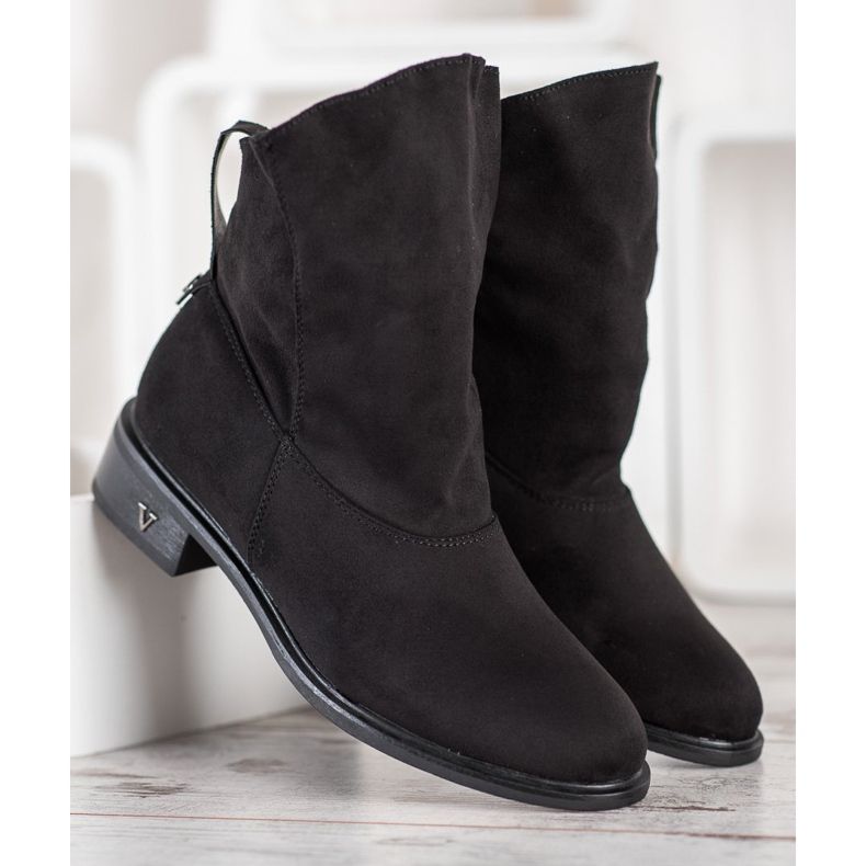 VINCEZA slip-on støvler sort 2