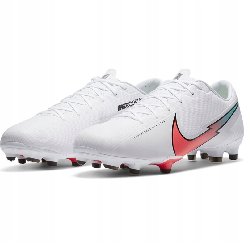 Nike Mercurial Vapor 13 Academy FG / MG M AT5269 163 fodboldsko hvid 2