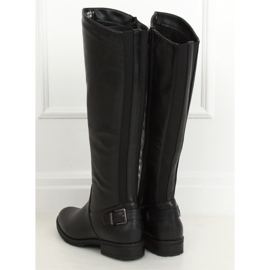 Sorte damestøvler H9208 Negro 2