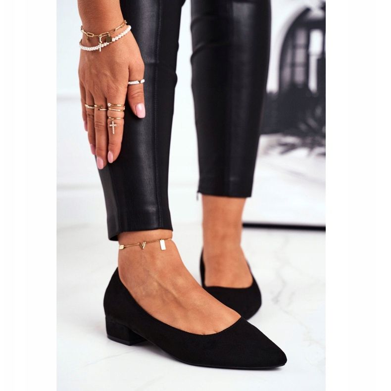 PS1 Dame ruskind sort Ballerinas Elivia 2