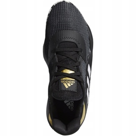 Adidas Pro Bounce 2019 Low sorte og hvide sko EF0469 1