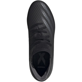 Adidas X GHOSTED.3 Fg Junior FW3545 fodboldstøvler sort sort 1