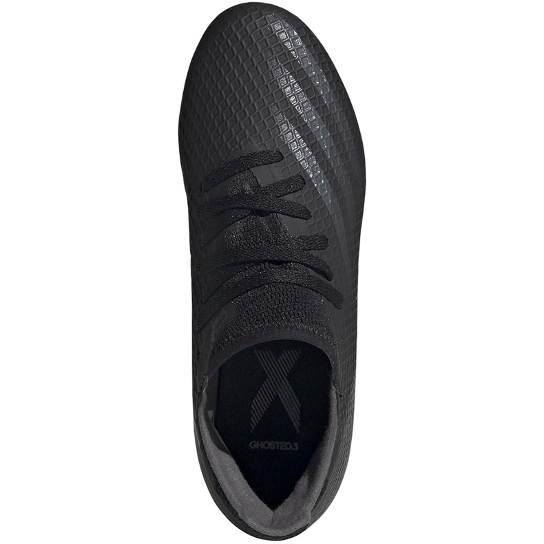 Adidas X GHOSTED.3 Fg Junior FW3545 fodboldstøvler sort sort 1