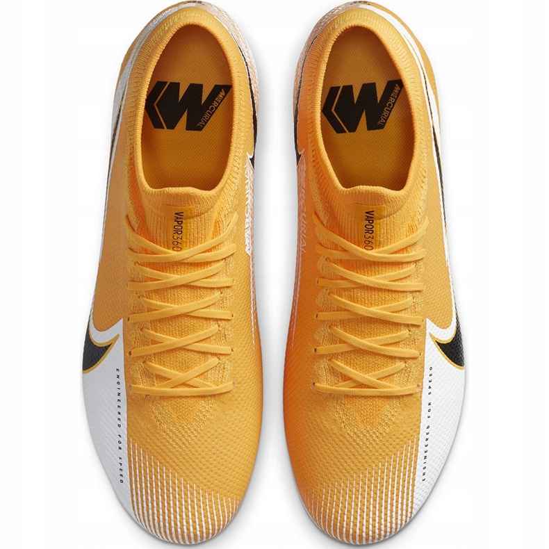 Nike Mercurial Vapor 13 Pro Fg AT7901 801 fodboldsko orange gul 1