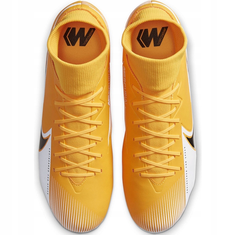 Nike Mercurial Superfly 7 Academy FG / MG AT7946 801 fodboldsko orange orange 1