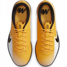 Nike Mercurial Vapor 13 Academy Ic Junior AT8137 801 fodboldsko orange gul 1