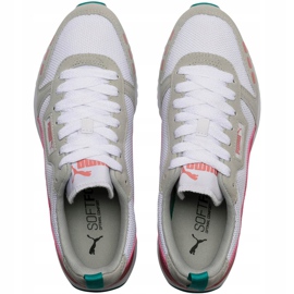 Damesko Puma R78 hvid-beige-pink-turkis 373117 12 lyserød flerfarvet 1
