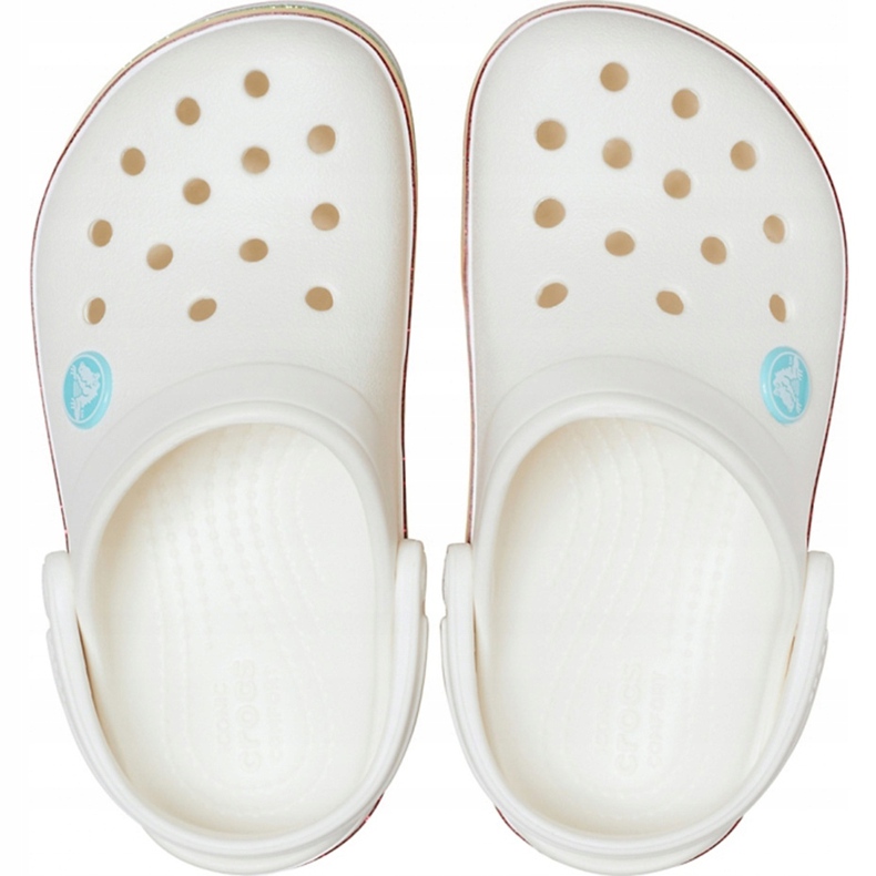 Crocs til børn Crocband Rainbow Glitter Clg K hvid 206151 100 1