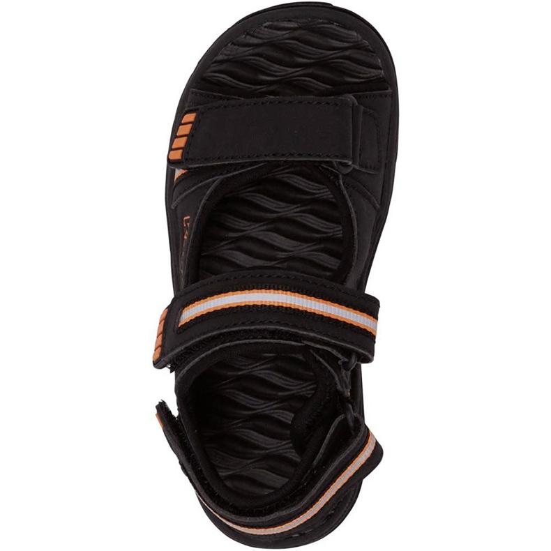 Kappa Symi K Footwear Børn sorte og orange sandaler til børn 260685K 1144 1
