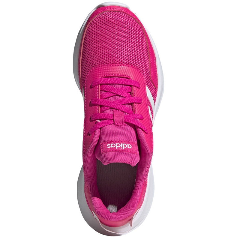 Adidas Tensaur Run K børnesko lyserød og hvid EG4126 1