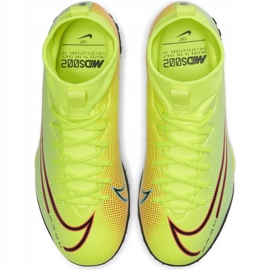 Nike Mercurial Superfly 7 Academy Mds Tf BQ5435 703 fodboldsko blå, celadon grøn 1