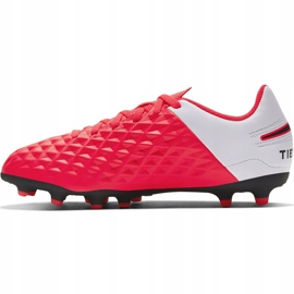 Nike Tiempo Legend 8 Club FG / MG Junior AT5881 606 fodboldsko rød rød 1