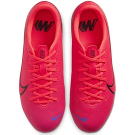 Nike Mercurial Vapor 13 Academy FG / MG Junior AT8123 606 fodboldsko rød rød 1