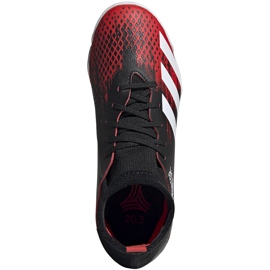 Adidas Predator 20.3 In Jr fodboldstøvler sort og rød EF1954 flerfarvet 1