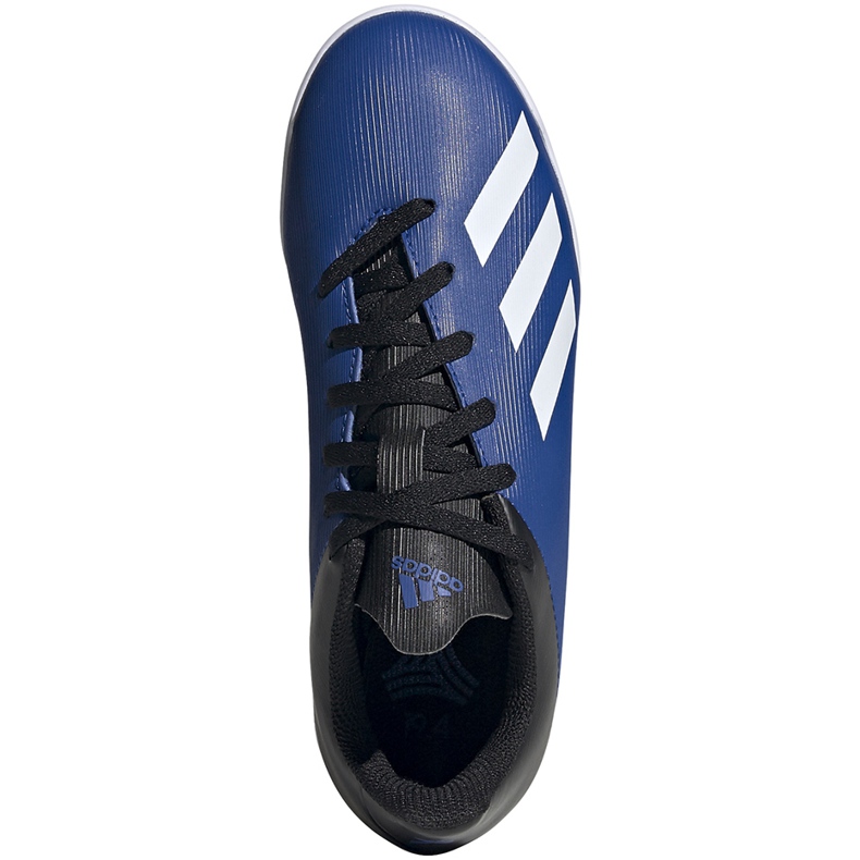 Adidas X 19.4 In Jr EF1623 fodboldstøvler blå blå 1