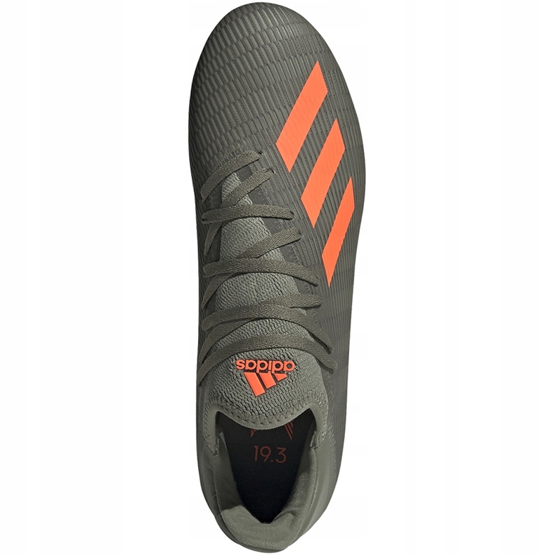 Grøn adidas X 19.3 Fg fodboldsko EF8365 grå 1
