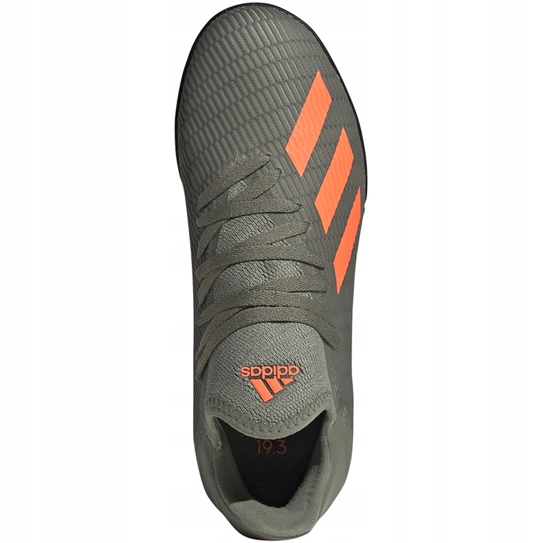 Grøn adidas X 19.3 Tf Jr fodboldsko EF8375 1