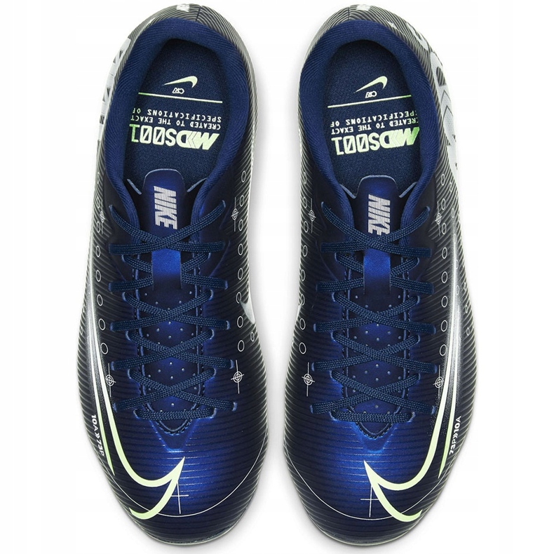 Nike Mercurial Vapor 13 Academy Mds FG / MG Junior CJ0980 401 fodboldsko marineblå marineblå 1
