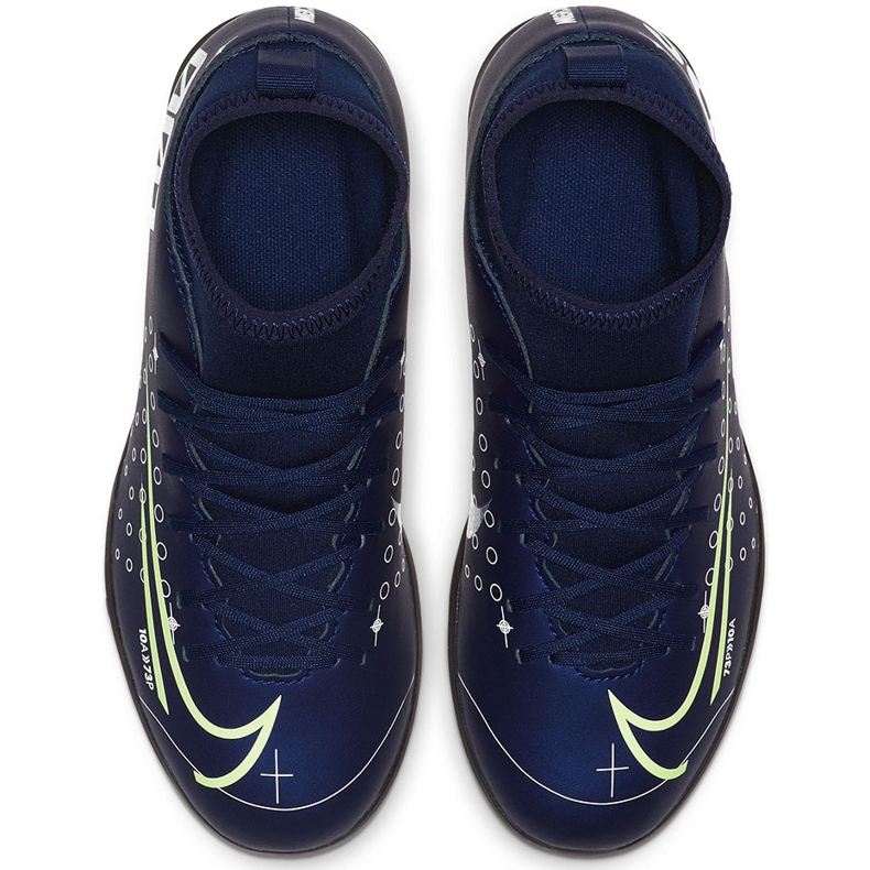 Nike Mercurial Superfly 7 Club Mds Tf Junior BQ5416 401 fodboldsko marineblå marineblå 1