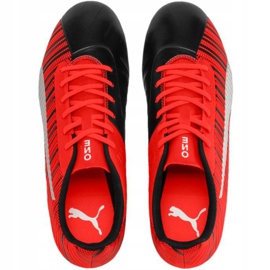 Fodboldstøvler Puma One 5.4 Fg Ag rød-sort 105605 01 flerfarvet 1