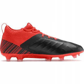Fodboldstøvler Puma One 5.2 Fg Ag rød sort 105618 01 flerfarvet 1