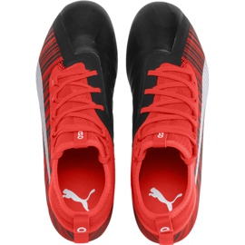 Fodboldstøvler Puma One 5.2 Fg Ag rød sort 105618 01 flerfarvet 2
