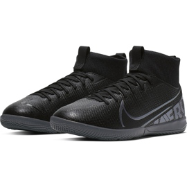 Nike Mercurial Superfly 7 Academy Ic Junior AT8135 001 fodboldsko sort sort 1