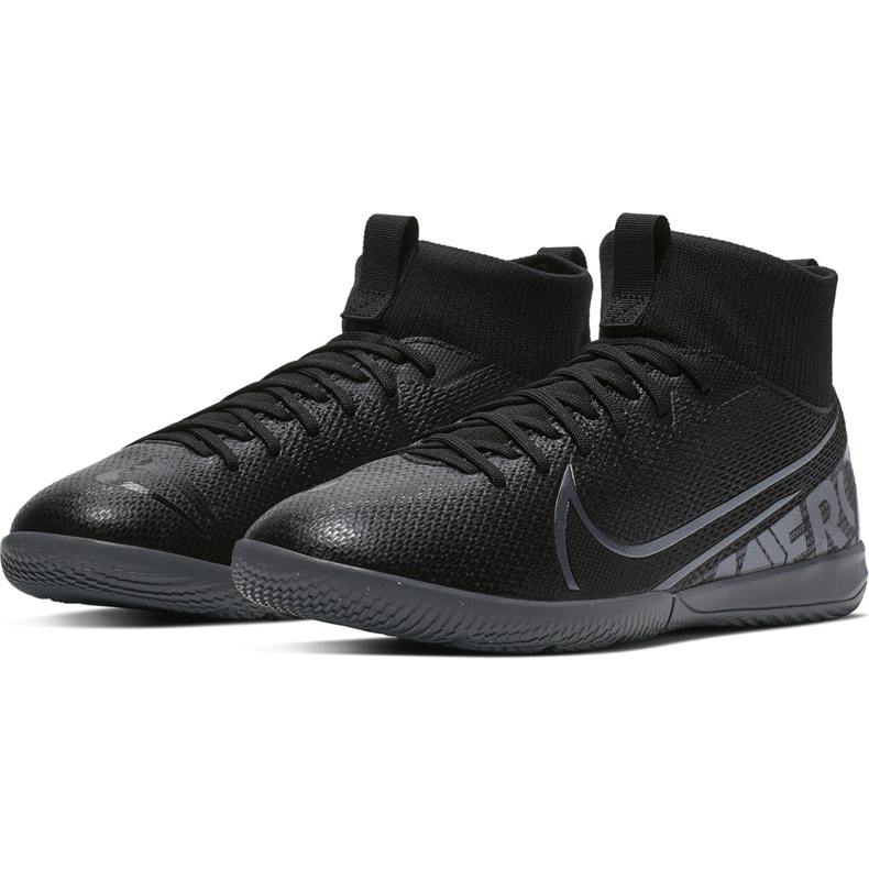 Nike Mercurial Superfly 7 Academy Ic Junior AT8135 001 fodboldsko sort sort 1