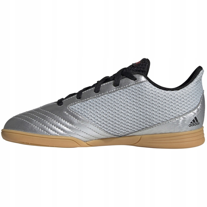 Fodboldstøvler adidas Predator 19.4 I Sala Jr sølv G25829 flerfarvet grå 1