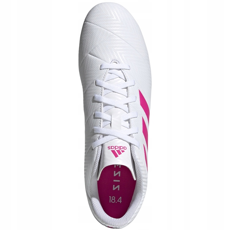 Adidas Nemeziz 18.4 FxG D97990 fodboldstøvler flerfarvet hvid 1