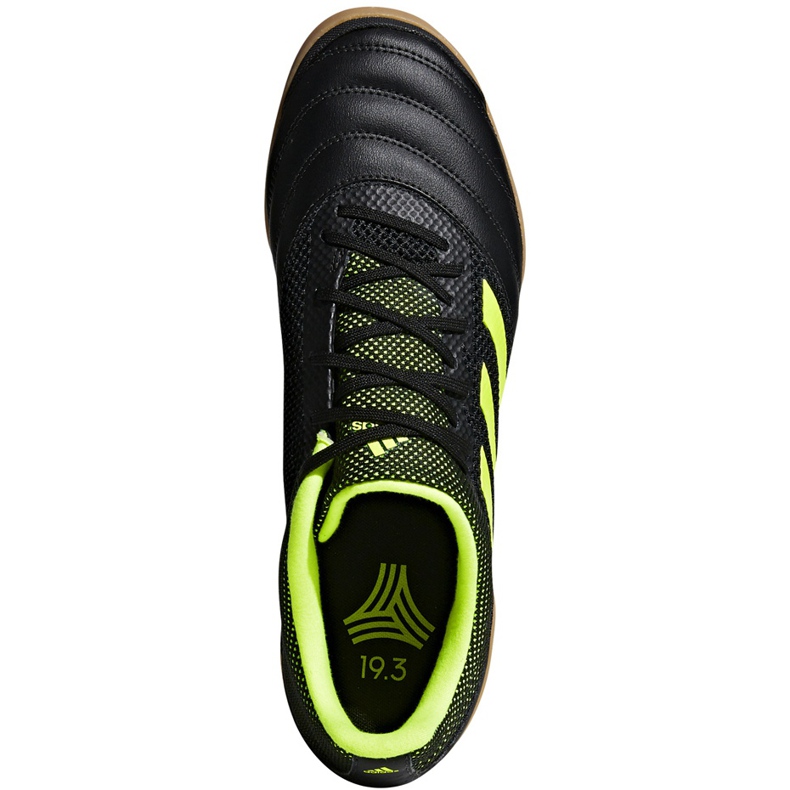 Adidas Copa 19.3 In Sala fodboldsko sort gul BB8093 1