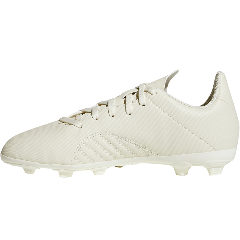 Adidas X 18.4 FxG Jr DB2421 fodboldstøvler flerfarvet beige 1