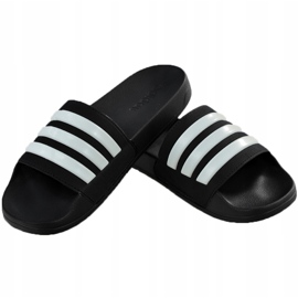 Adidas Adilette Shower sorte AQ1701 hjemmesko hvid 1