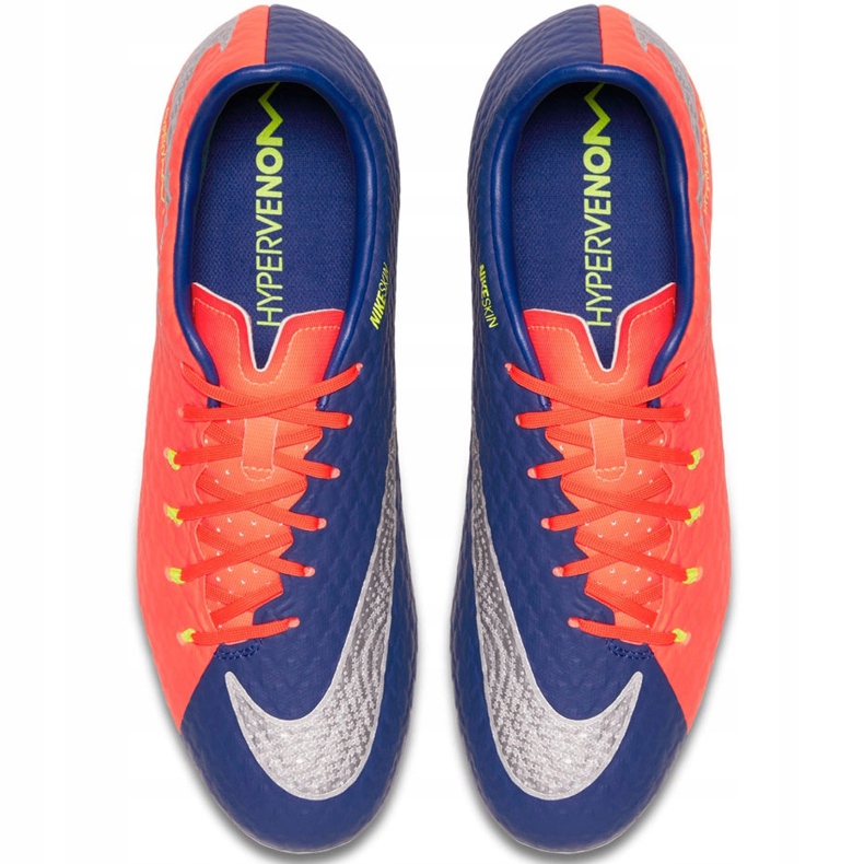 Nike Hypervenom Phelon Iii Fg 852556 409 fodboldstøvler sort, lilla, orange orange 1