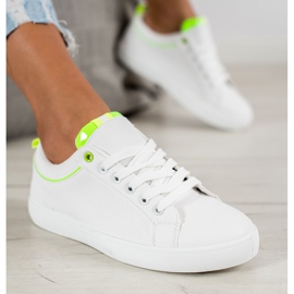 SHELOVET Stilfulde sneakers med Eco Leather hvid 2