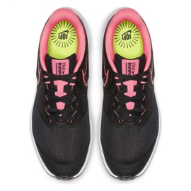 Nike Star Runner 2 Jr AQ3542 002 sko sort lyserød 1