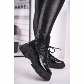 FRGIV Kvinders slip-on Rochelle sorte støvler 1
