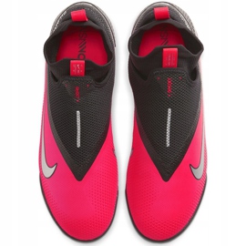 Nike React Phantom Vsn 2 Pro Df Tf CD4174 606 fodboldsko rød, sort rød 1