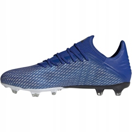 Adidas X 19.2 Fg fodboldsko blå EG7128 1