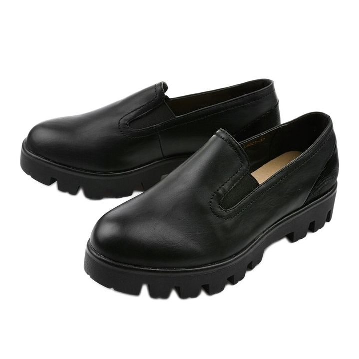 Black Crash slip-on sko til kvinder sort 2